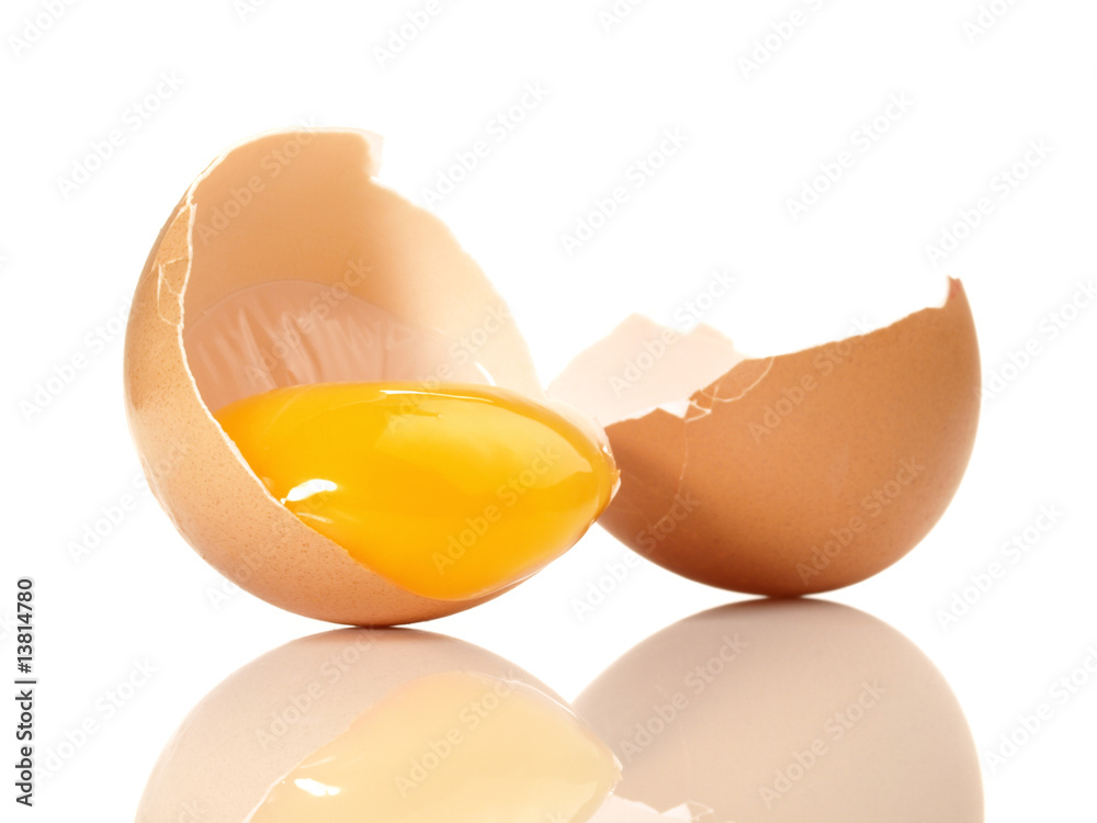 Eigelb in der Schale