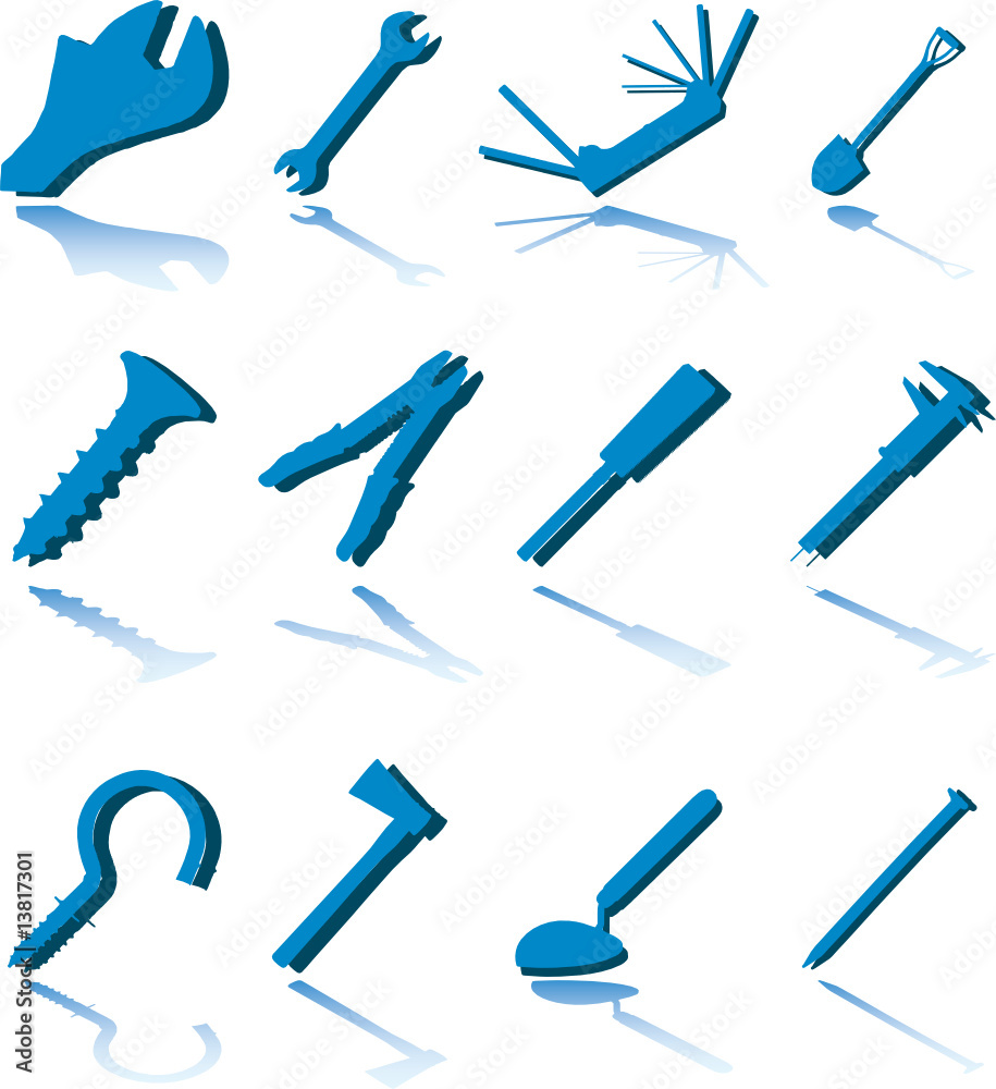 Set icons. Tools.