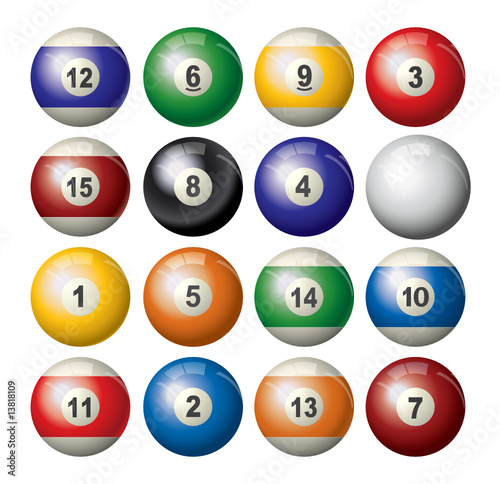 pool balls