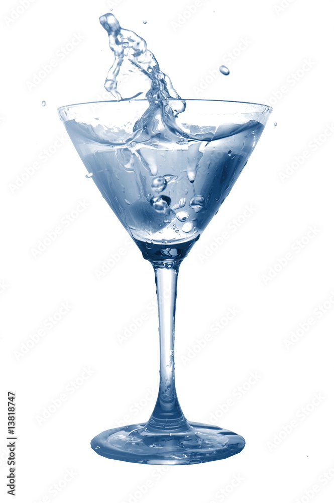 glass of water with splash glass of water with splash