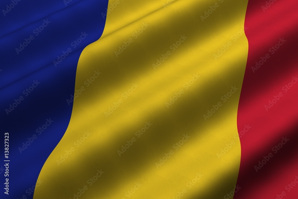 Fototapeta premium Chadian Flag