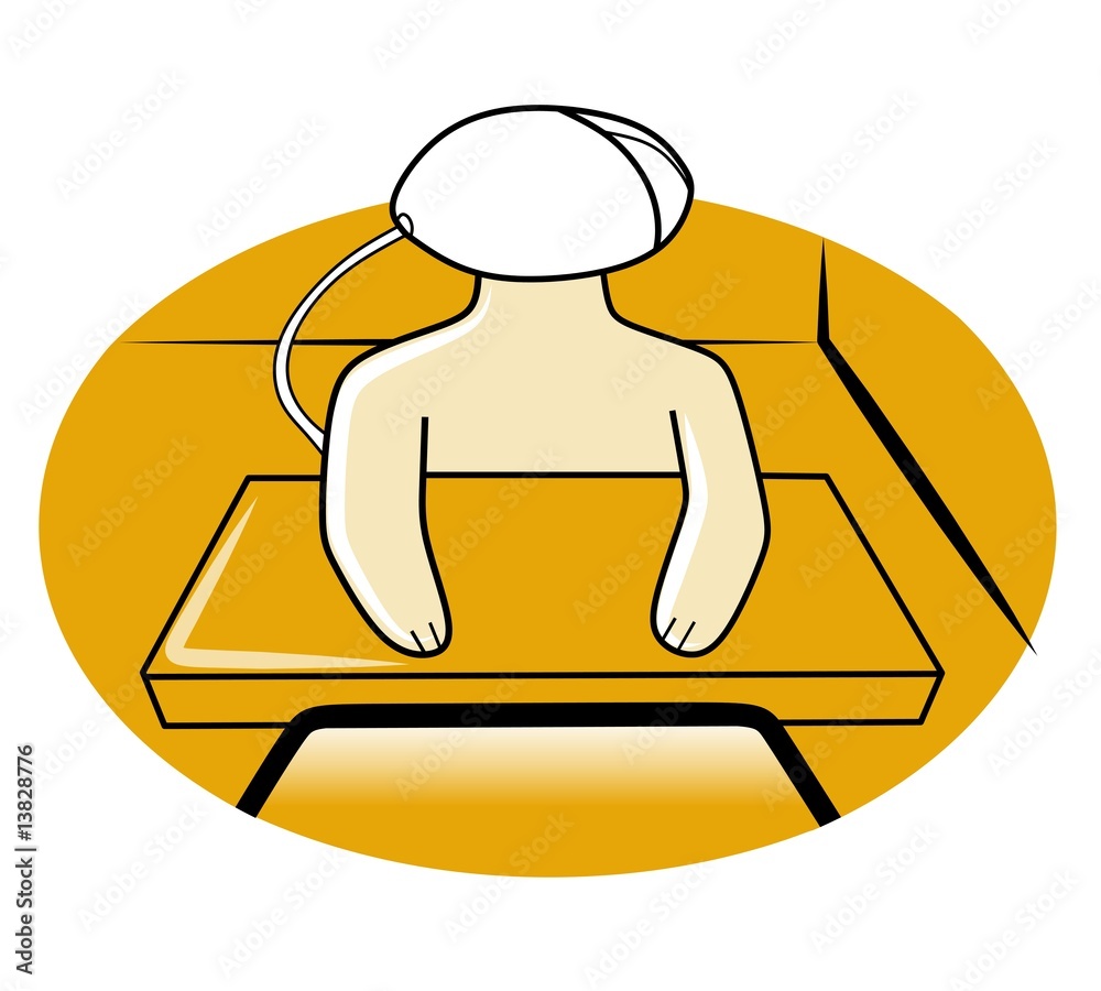 Computer mouse in the human head Computer mouse in the human head
