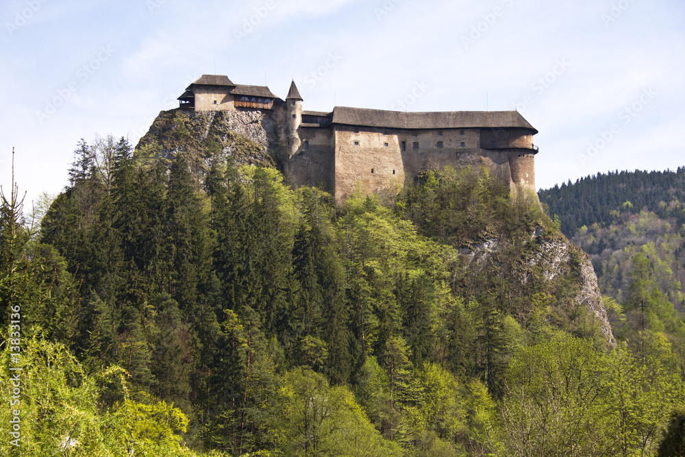 castle in Slovakia, oravsky podzamok
