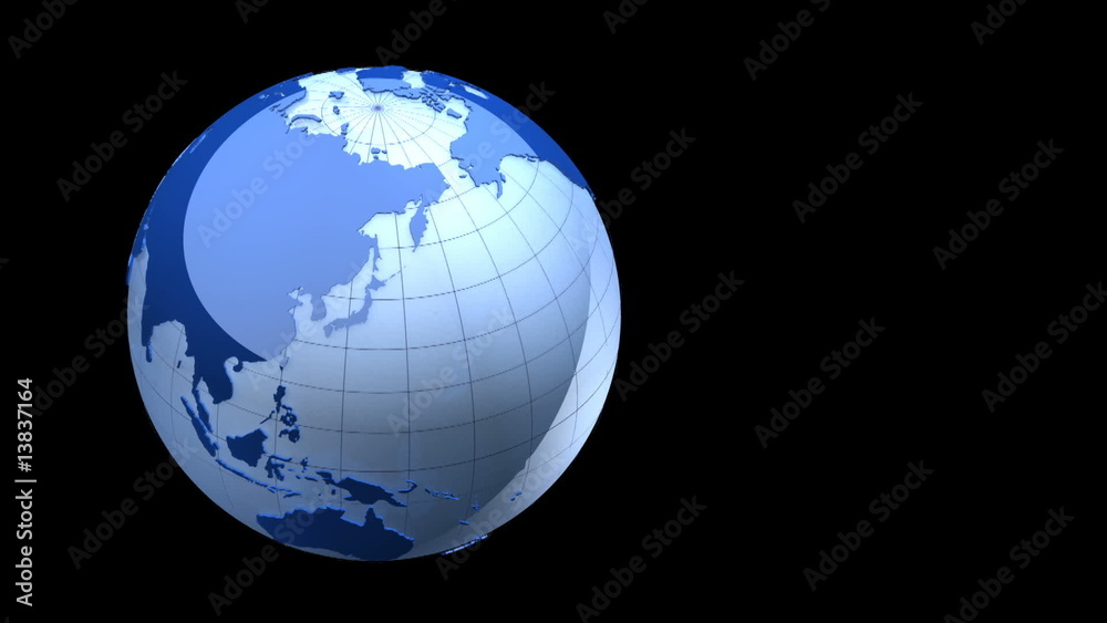 3d glossy blue earth isolated on white background 3d glossy blue earth isolated on white background