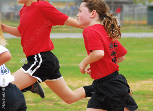 Young soccer players