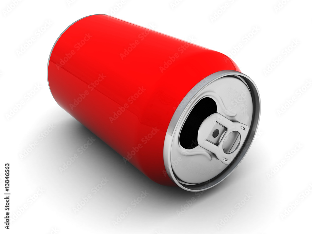 red aluminum can red aluminum can