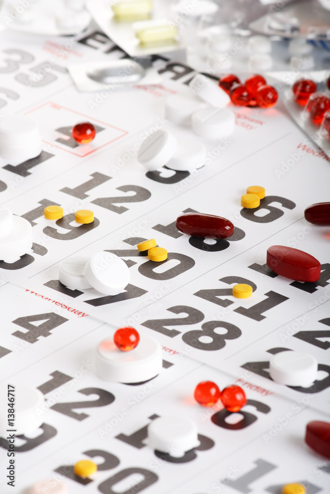 Planning of reception of tablets on basis of a calendar Planning of reception of tablets on basis of a calendar
