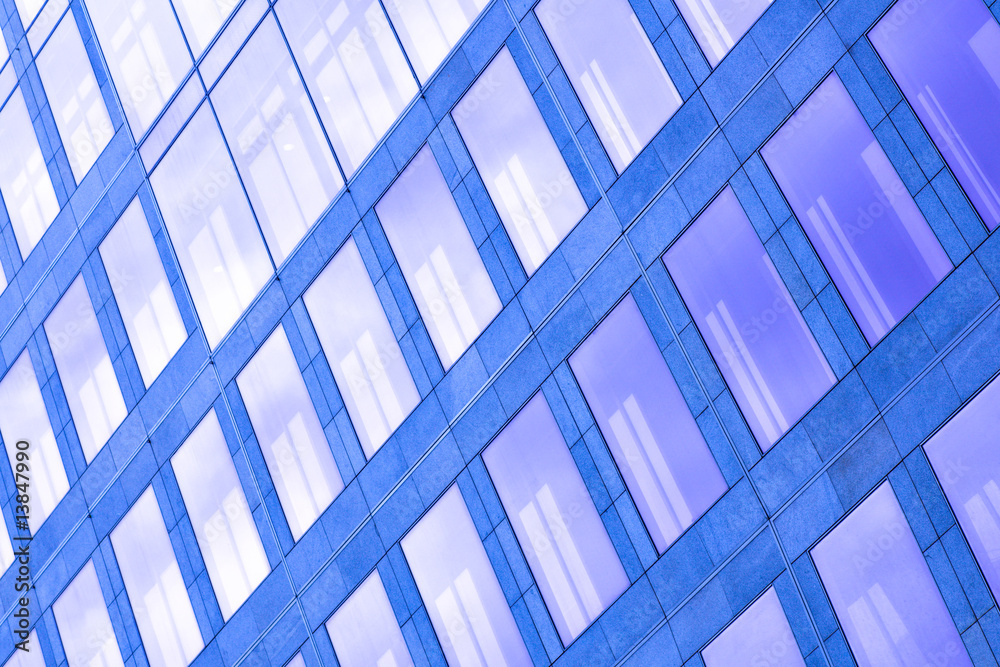 Abstract violet crop of skyscraper Abstract violet crop of skyscraper