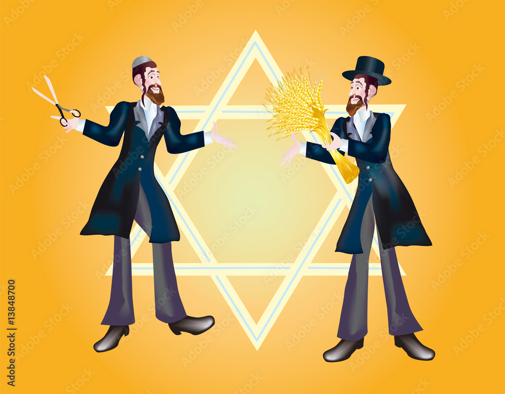 background for congratulation to the holiday of Lag Ba-Omer