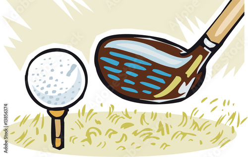 Golfball, Golfschläger