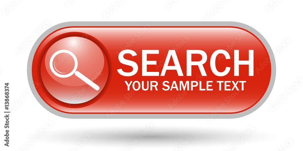 Search Sign Icon with Space for Text Search Sign Icon with Space for Text