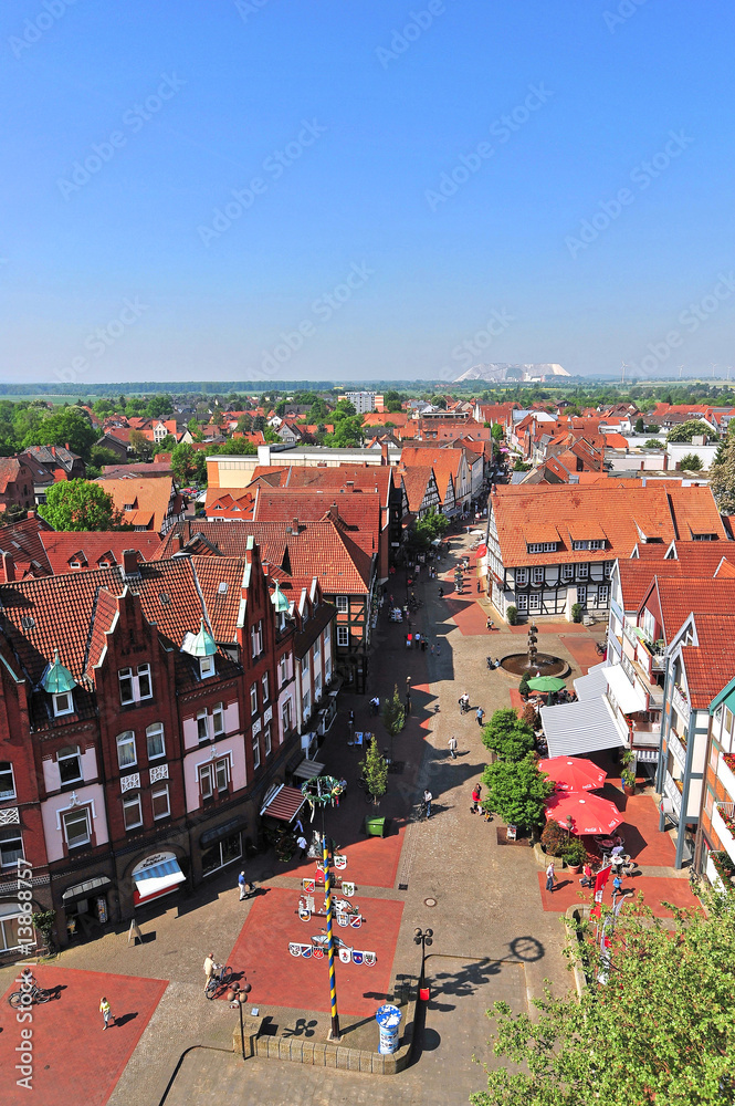 Fototapeta premium Wunstorf, Fußgängerzone