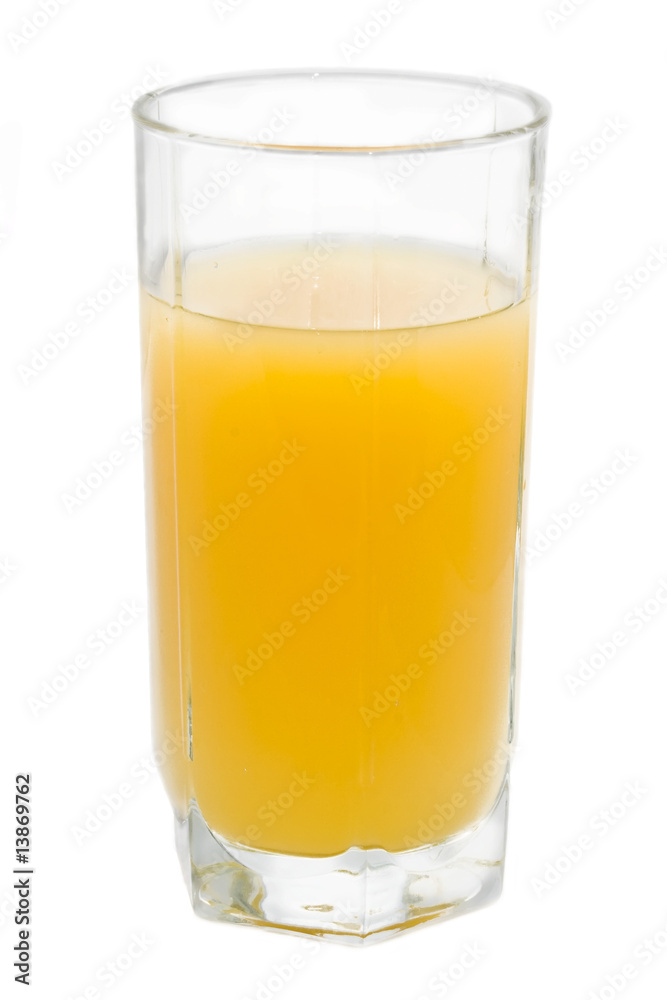 Glass of orange juice