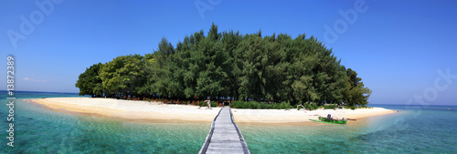 Panambungan Island location at south sulawesi photo