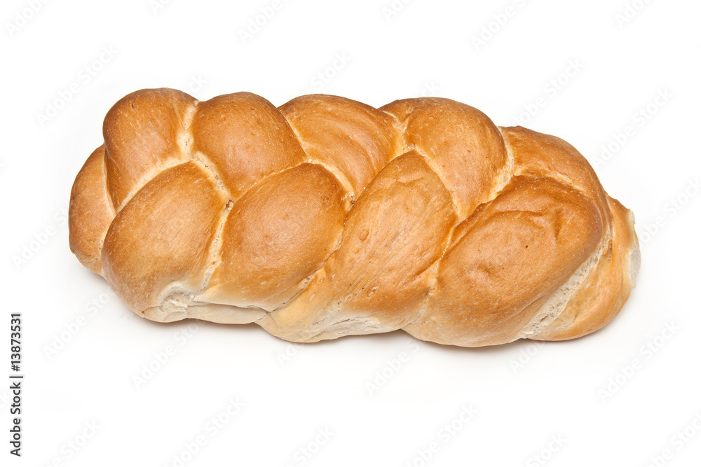 Platted bread loaf