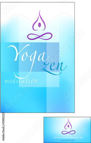 Yoga and meditation brochure