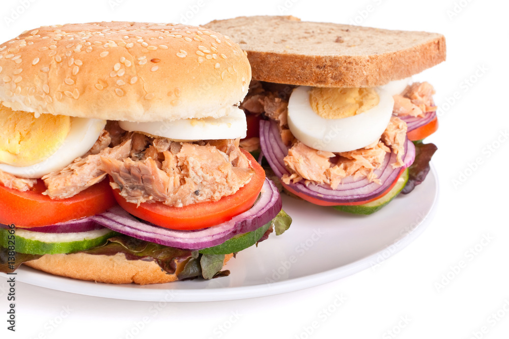 tuna and egg sandwiches tuna and egg sandwiches
