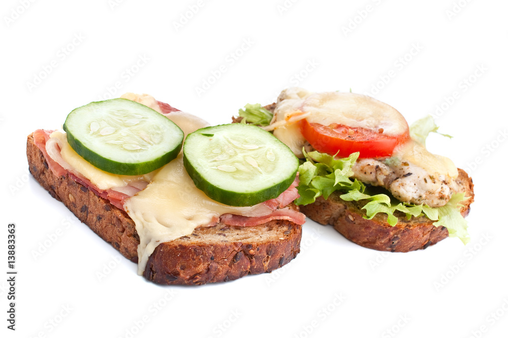 chicken and ham sandwiches chicken and ham sandwiches