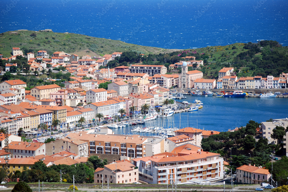 Obraz premium Village de Port-Vendres