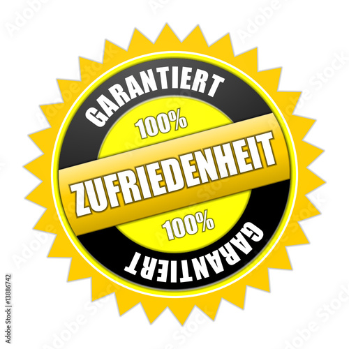 siegel 100% zufriedenheit garantiert