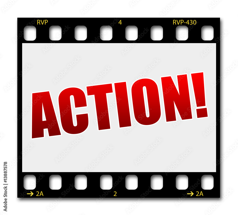 Fototapeta premium Action! Icon