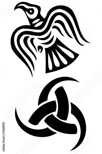 Set of two viking symbols