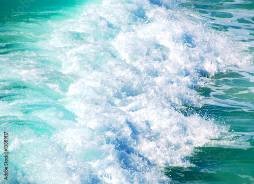 Beautiful powerful wave photo