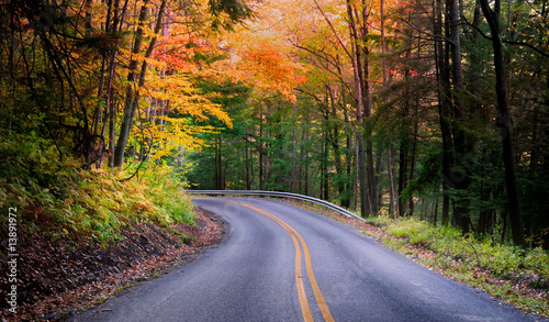 Beautiful Autumn Drive photo