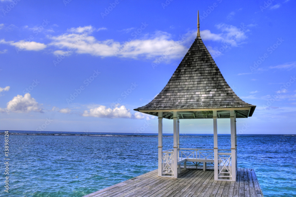 Pier at Montego Bay, Jamaica, Carribean Pier at Montego Bay, Jamaica, Carribean