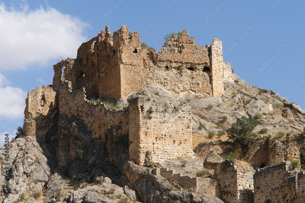 ancient castle on the cliff