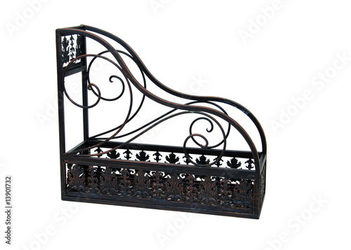 Scrollwork office document holder photo