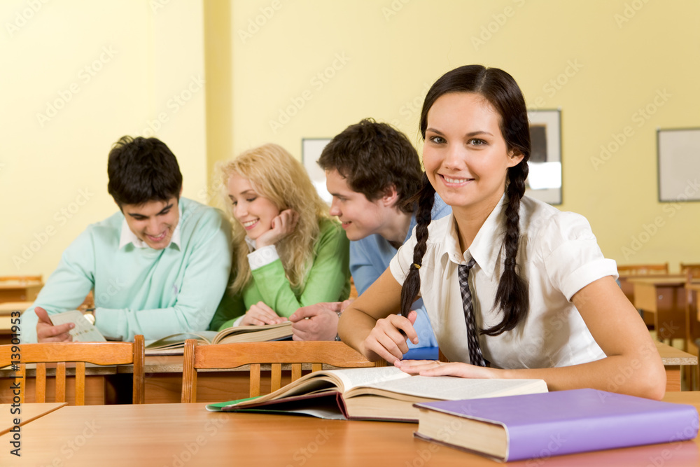 At the lesson At the lesson