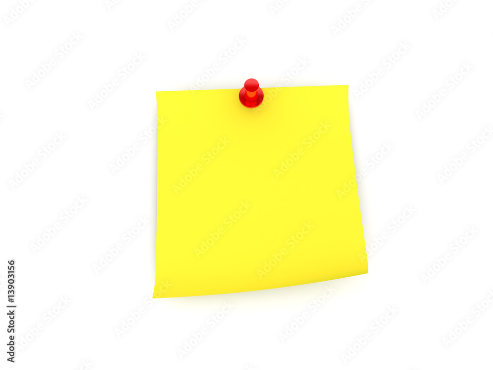 Sticker notes isolated on the white background Sticker notes isolated on the white background