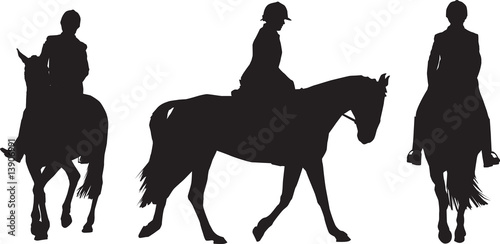 Tableau sur toile equestrian rider