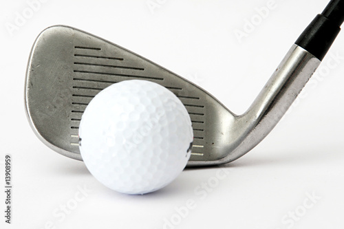 Golfschläger mit Ball