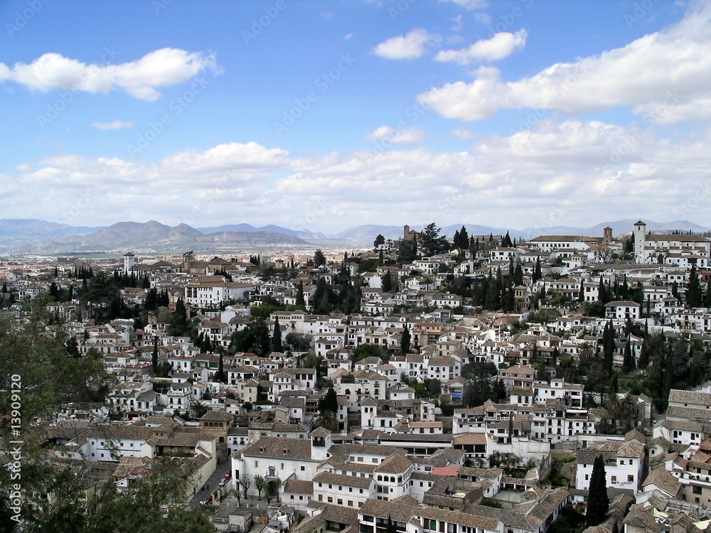 Granada - view of the Albaycin