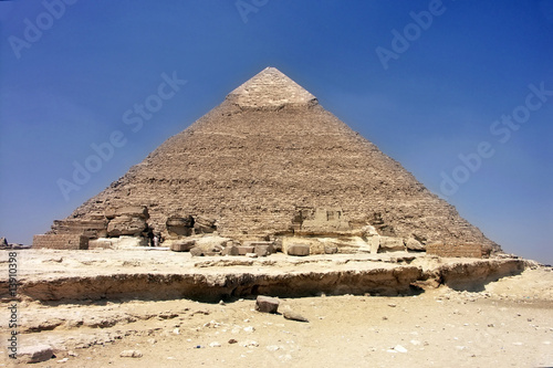 Egypt - Khafra's Pyramid of Giza, Cairo