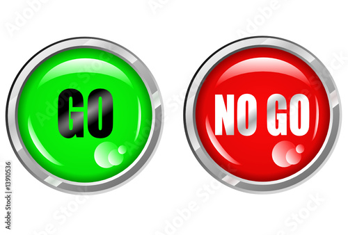 Go NoGo Vector Buttons