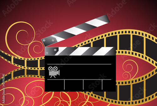 Movie Clapboard Background