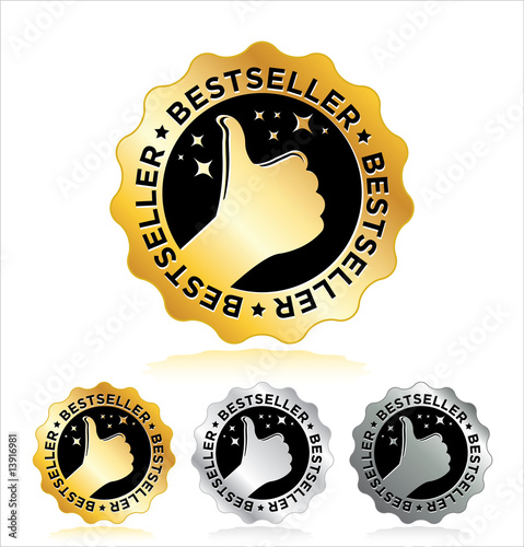 set of "BESTSELLER" label