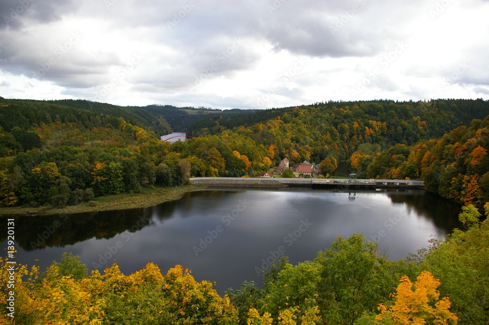 Blick auf den Staussee Blick auf den Staussee