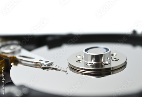 Hard disc drive inside details