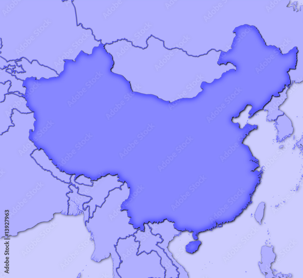 China, Landkarte