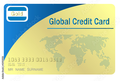 Vector credit card