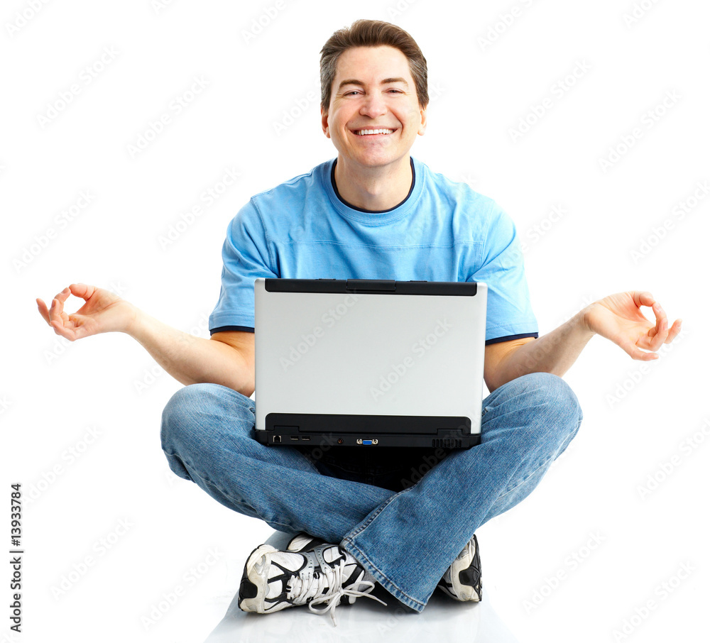 man with laptop man with laptop