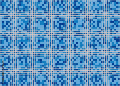 Blue Mosaic Tiles