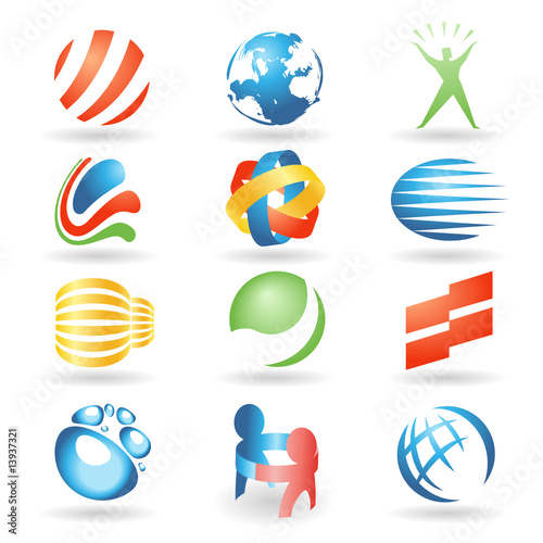 Set of vector design elements 7