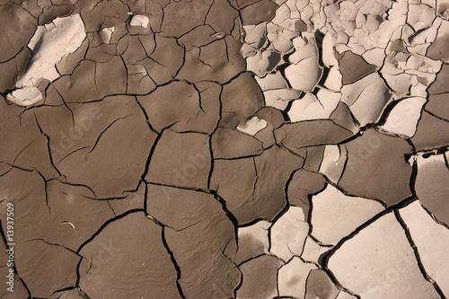 Canvas-taulu Cracked mud background