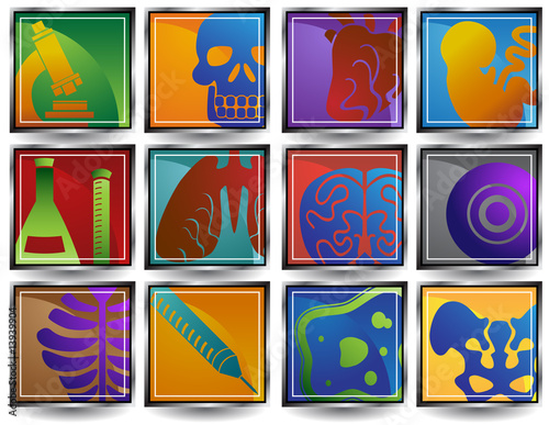 Close Up Biology Icons