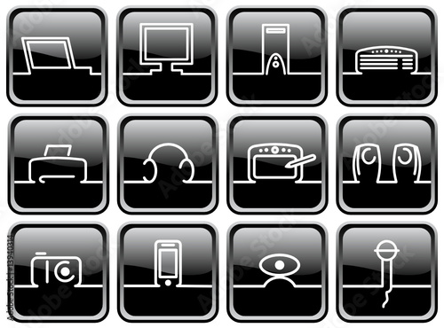 Symbols of computer technics